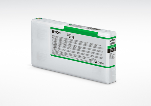 Epson T913B - 200 ml - vert - original - cartouche d'encre - pour SureColor SC-P5000, SC-P5000 STD Spectro, SC-P5000 Violet, SC-P5000 Violet Spectro 