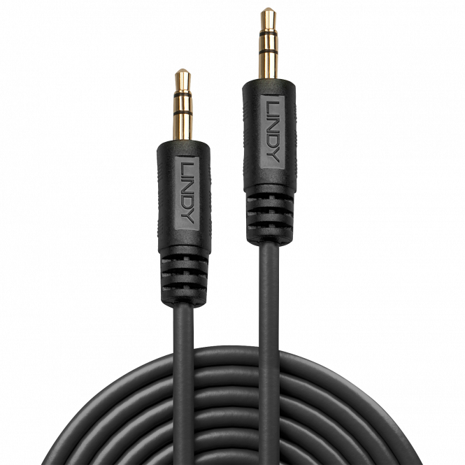 Lindy Câble audio Premium 2 x jack mâle 3,5mm, 20m 