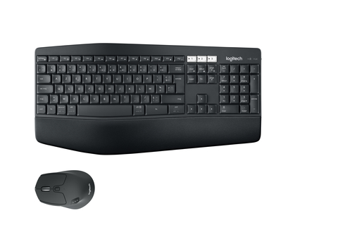 Logitech Performances du MK850 - Ensemble clavier et souris - sans fil - Bluetooth, 2.4 GHz - AZERTY - Français