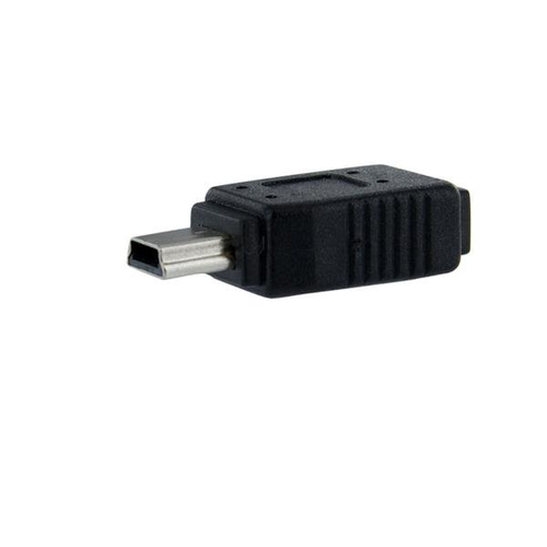 StarTech.com Adaptateur USB 2.0 Micro B vers Mini USB - F/M - Adaptateur USB - Micro-USB de type B (F) pour mini USB type B (M) - USB 2.0 - noir - pour P/N: USB2PCARBK, USB2PCARBKS, USBEXTAA10BK, USBEXTAA6BK, USBLT2PCARW, USBUB2PCARB - disponible 24 / 48h 