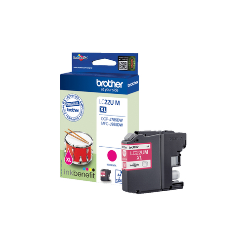 Brother LCLC22UM - XL - magenta - original - cartouche d'encre - pour Brother DCP-J785DW, MFC-J985DW 