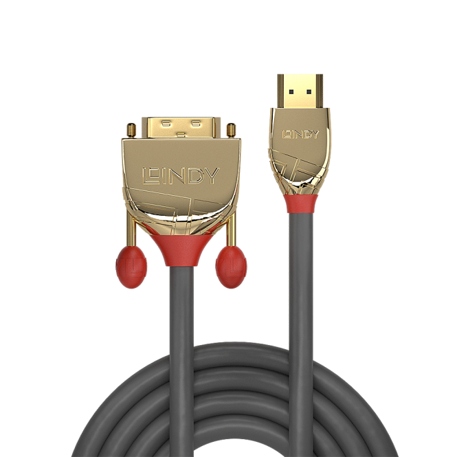 Lindy Câble HDMI vers DVI, Gold Line, 0.5m 