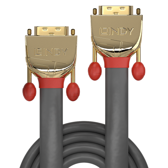 Lindy Câble DVI-D Dual Link, Gold Line, 15m 