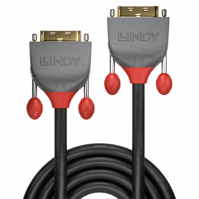 Lindy Câble DVI-D Dual Link, Anthra Line, 3m 