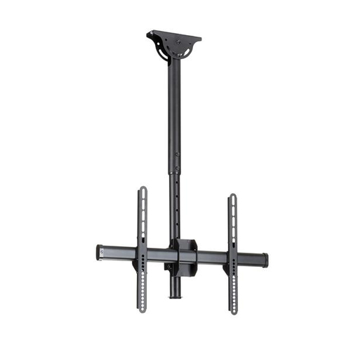 StarTech.com Support plafond court pour télévision à écran plat - Multidirectionnel (FPCEILPTBSP) - Support - pour écran plat - acier robuste - noir - Taille d'écran : 37"-75" - montable au plafond - pour P/N: HDMIPLATE 
