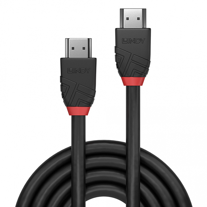 Lindy Câble HDMI High Speed, Black Line, 2m 