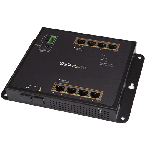 StarTech.com GbE Switch - 8-Port PoE+pl 