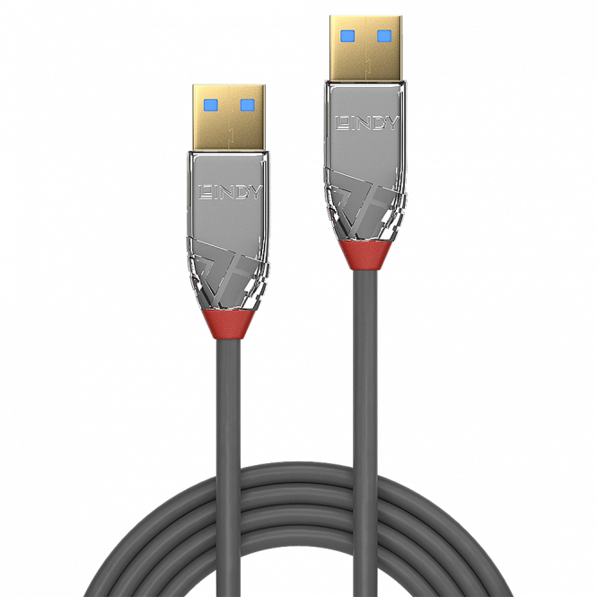 Lindy Câble USB 3.2 Type A, 5Gbit/s, Cromo Line, 0.5m 