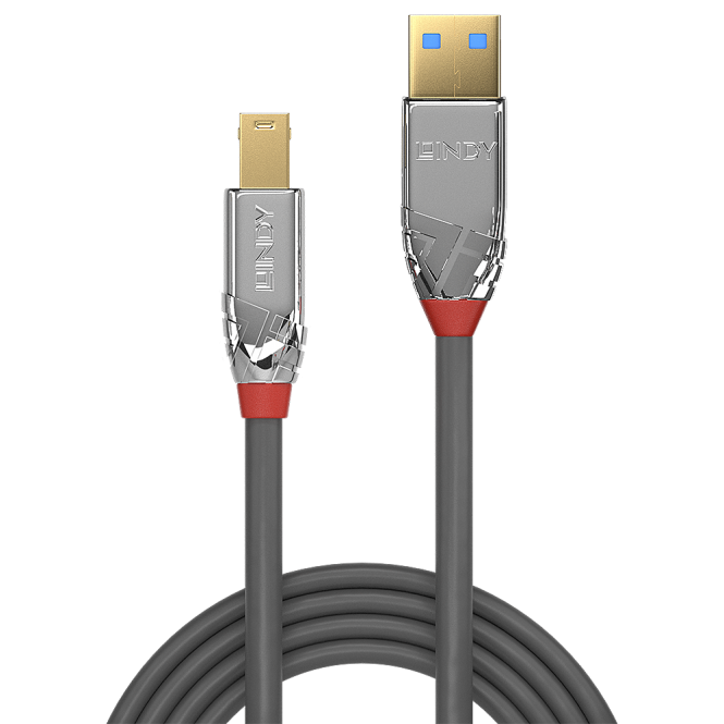Lindy Câble USB 3.2 Type A vers B, 5Gbit/s, Cromo Line, 2m 