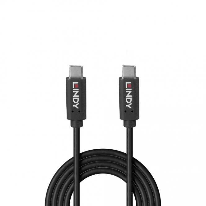 Lindy Câble USB 3.2 Type C,  20Gbit/s, 100W PD, GRS, 0.5m 