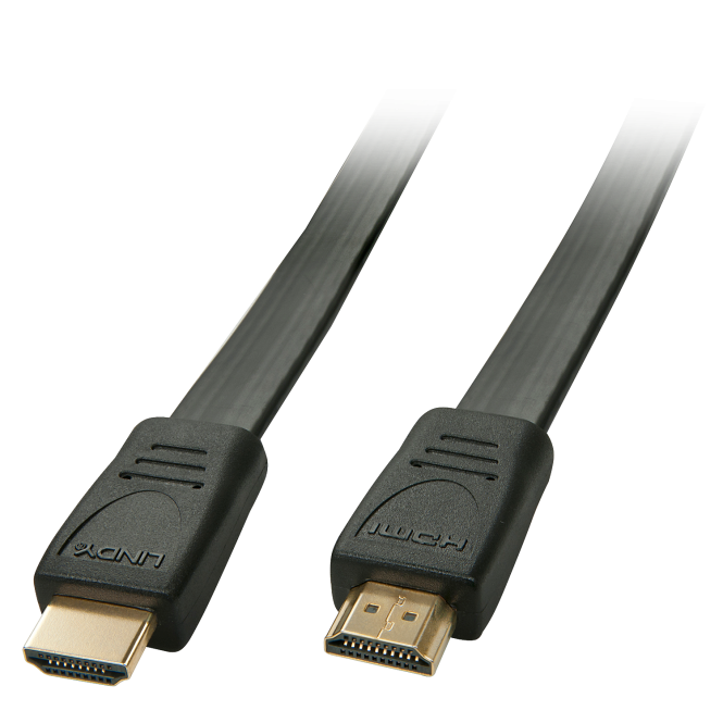 Lindy Câble HDMI High Speed plat, 0.5m 