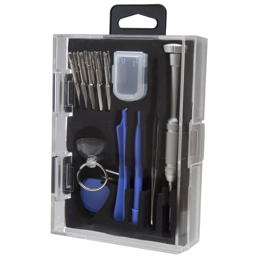 Startech Kit de réparation de téléphones mobiles pour smartphones, tablettes et ordinateurs portables - Kit d'outils pour PC - Ensemble d'outil de réparation de téléphone cellulaire - 23 pièces - dans étui 