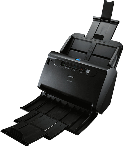 Canon imageFORMULA DR-C230 - Scanner de documents - CMOS / CIS - Recto-verso - Legal - 600 dpi x 600 dpi - jusqu'à 30 ppm (mono) / jusqu'à 30 ppm (couleur) - Chargeur automatique de documents (60 feuilles) - jusqu'à 3500 pages par jour - USB 2.0