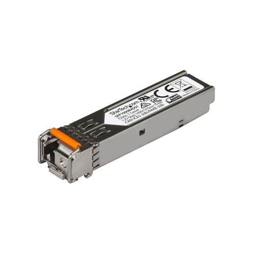 <p>Le SFP1000BXUST est un transceiver SFP à fibre optique de charge montante conforme aux normes MSA qui s'associe au SFP1000BXDST de StarTech.com. Ils sont conçus, programmés et testés pour fonctionner avec des commutateurs et des routeurs 1000BASE-BX co
