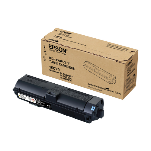 Epson S110079 - Haute capacité - noir - original - cartouche de toner - pour WorkForce AL-M310DN, AL-M310DTN, AL-M320DN, AL-M320DTN 