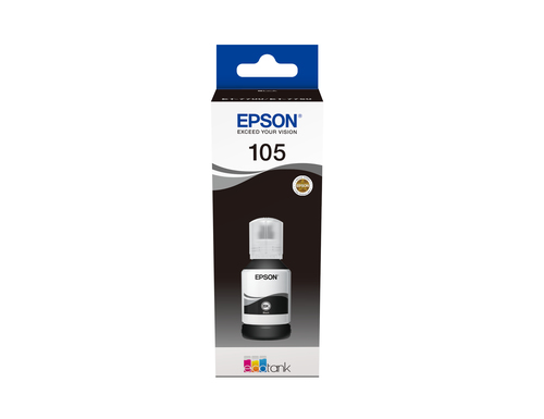 Epson 105 - 140 ml - noir - original - réservoir d'encre - pour EcoTank ET-7700, ET-7750, L7160, L7180, Expression Premium ET-7700, ET-7750 