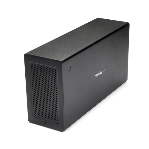 StarTech.com Thunderbolt 3 PCIe Expansion Chassis, External Enclosure Box with 1x PCI-Express Slot, 5K/4K Output Via TB3/DP Ports, TAA - Extension de bus système - DP - 65 Watt - pour P/N: TB3DK2DPM2, TB3DOCK2DPPD, TB3DOCK2DPPU