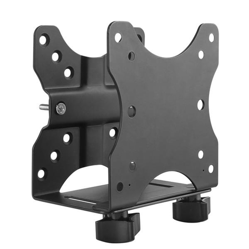 StarTech.com Support VESA pour client léger - Montage sous bureau / derrière écran pour mini PC (ACCSMNT) - Composant de montage (montage sur perche, sangle, support de montage VESA) - pour client léger - plastique, acier - noir - sous le bureau, fixation 