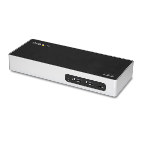 StarTech.com Station d'accueil USB 3.0 double affichage pour PC portable - Réplicateur de port - USB 3.0, GbE, HDMI et DVI / VGA (DK30ADD) - Station d'accueil - USB - DVI, HDMI - 1GbE - pour P/N: DK30A2DH, SVA20N2NEUA 