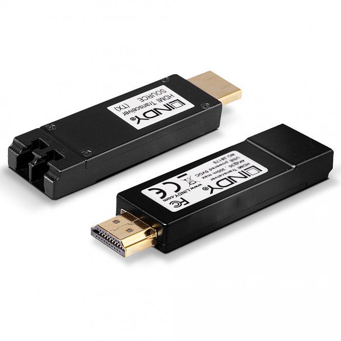 Lindy Extender HDMI 4K30 sur fibre optique, 300m