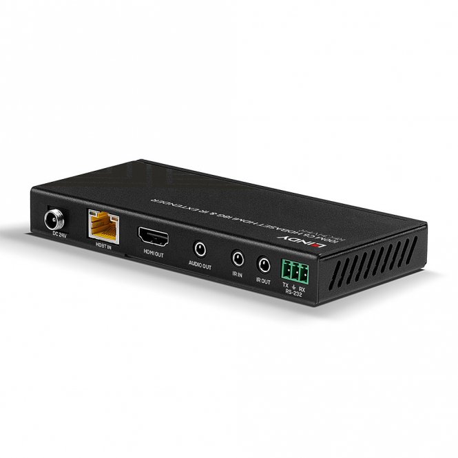 Lindy Extender HDBaseT Cat.6 HDMI 4K60, IR & RS-232 avec PoC, récepteur, 100m 