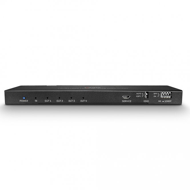 Lindy Splitter HDMI 18G avec Audio & Downscaling, 4 Ports 