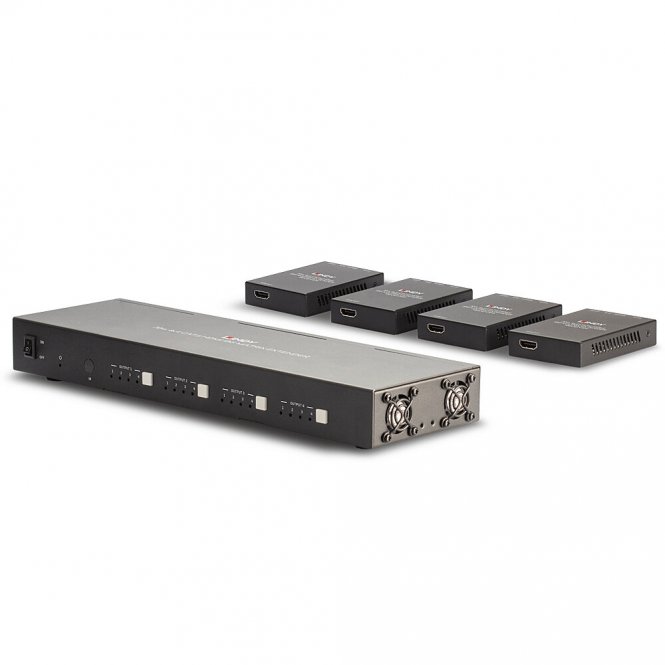 Lindy Extender Cat.6 Matrice 4x4 HDMI 4K60 & IR, 70m 