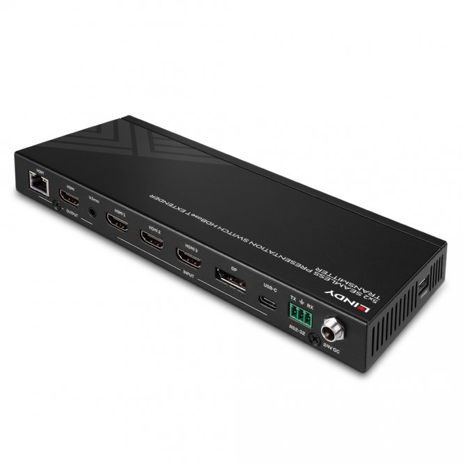 Lindy Switch de présentation Seamless Extender HDBaseT, 5 Ports - Emetteur 