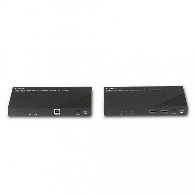 Lindy Extender KVM Cat.6 HDBaseT 100m HDMI 4K60, Audio, IR & RS-232 