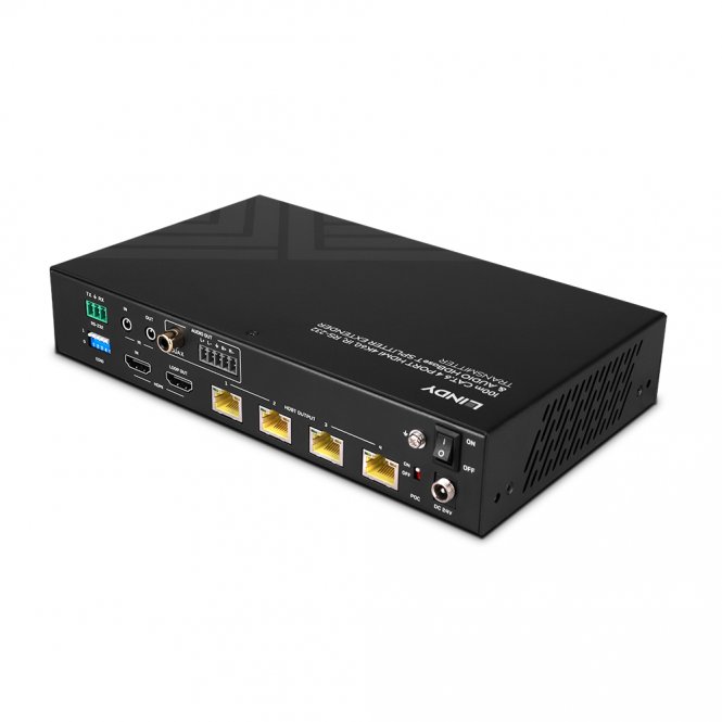 Lindy Extender Splitter HDBaseT Cat.6 HDMI 4K60 4 Ports  , 100m 