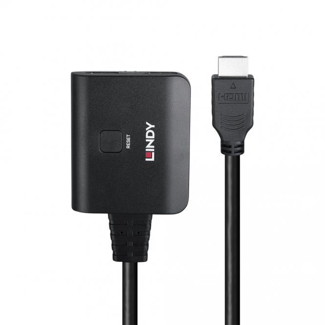 Lindy Câble splitter HDMI 4K60, 2 ports 