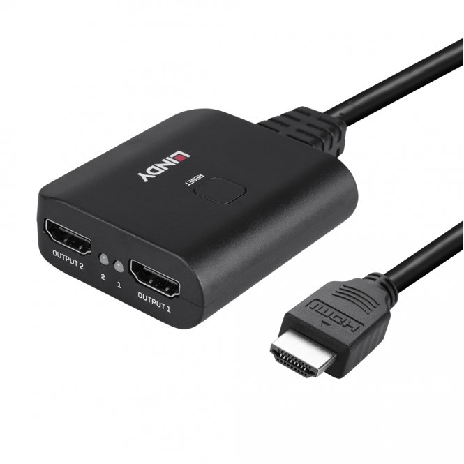 Lindy Câble splitter HDMI 4K60, 2 ports