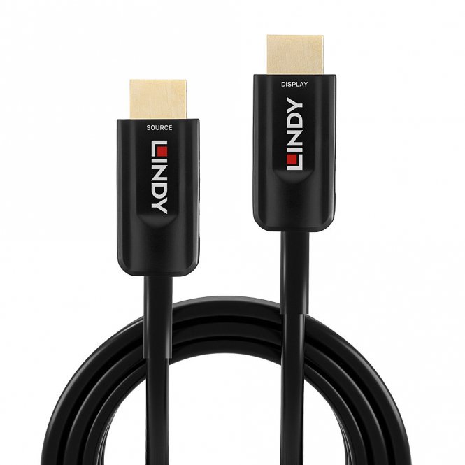 Lindy Câble HDMI 8K60 Ultra High Speed hybride fibre optique, 10m 