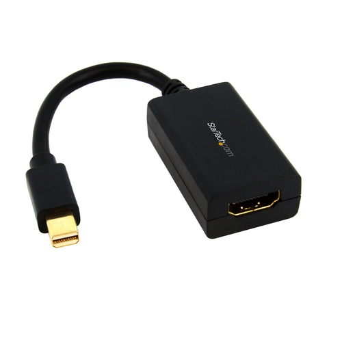 Startech Adaptateur vidéo Mini DisplayPort vers HDMI - Convertisseur Mini DP vers HDMI - M/F - 1920x1200 - Blanc - Adaptateur vidéo - Mini DisplayPort mâle pour HDMI femelle - 76.2 mm - noir - pour P/N: DP2MDPMF3, DP2MDPMF6IN 