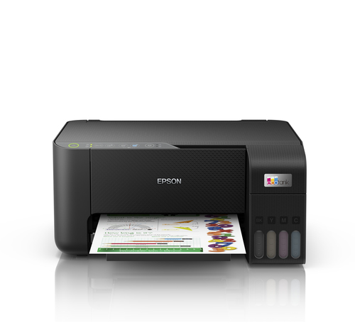 Epson EcoTank ET-2860 - Imprimante multifonctions - couleur - jet d'encre - ITS - A4 (support) - jusqu'à 10 ppm (impression) - 100 feuilles - Wi-Fi, USB - noir