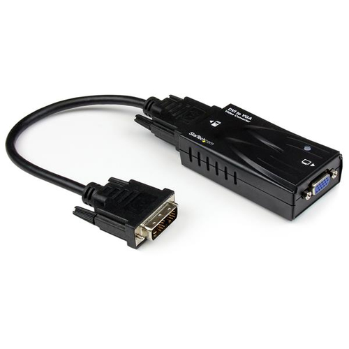 StarTech Convertisseur vidéo haute résolution DVI vers VGA - Convertisseur vidéo - DVI - VGA - noir 