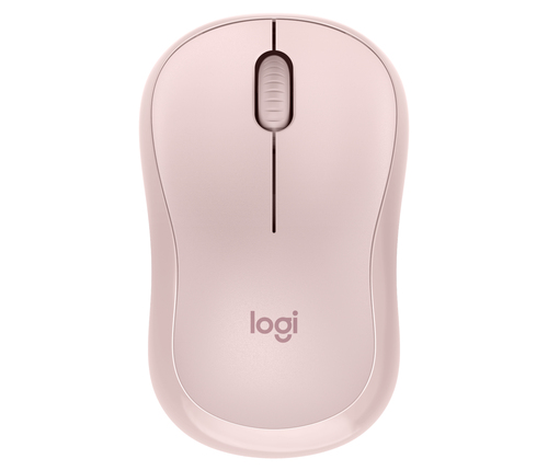 Logitech M240 Silent - Souris - droitiers et gauchers - optique - 3 boutons - sans fil - Bluetooth - rose 