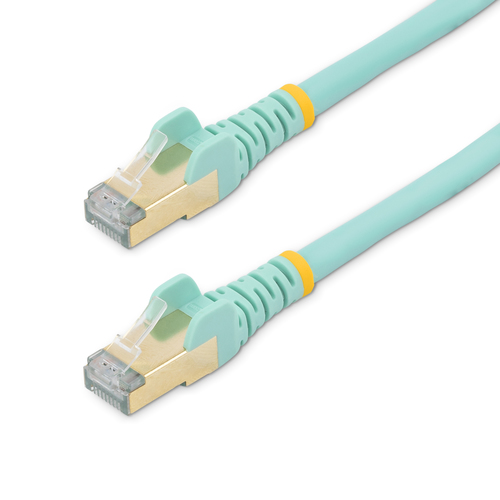 3m Aqua Cat6a Ethernet Cable - STP 