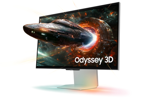Samsung Odyssey 3D S27FG900XU - G90XF Series - écran LED - jeux - 27" - 3840 x 2160 4K UHD (2160p) @ 165 Hz - IPS - 350 cd/m² - 1000:1 - HDR10 - 1 ms - 2xHDMI, DisplayPort - haut-parleurs - Argent mercure 