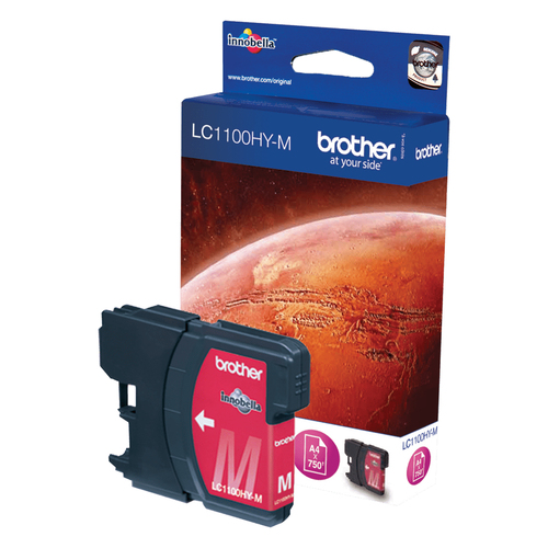 Brother LC1100HYM - À rendement élevé - magenta - original - cartouche d'encre - pour Brother DCP-6690CW, Justio MFC-5890CN 