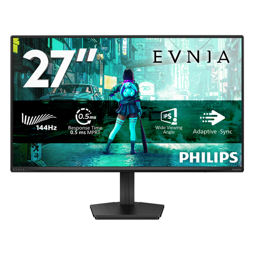 Philips Evnia 3000 27M2N3200NF - Écran LED - jeux - 27" - 1920 x 1080 Full HD (1080p) @ 144 Hz - Fast IPS - 300 cd/m² - 1500:1 - HDR10 - 0.5 ms - HDMI, DisplayPort - Charbon 