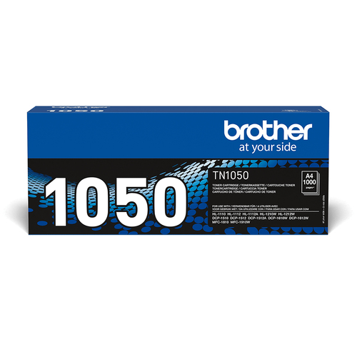 Brother TN1050 - Noir - original - cartouche de toner - pour Brother DCP-1510, 1512, 1610, 1612, HL-1112, 1210, 1212, MFC-1810, 1910