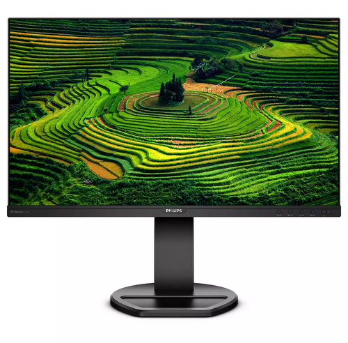 Philips B Line 241B8QJEB - Écran LED - 24" (23.8" visualisable) - 1920 x 1080 Full HD (1080p) @ 75 Hz - IPS - 250 cd/m² - 1000:1 - 5 ms - HDMI, DVI-D, VGA, DisplayPort - haut-parleurs - texture noire 