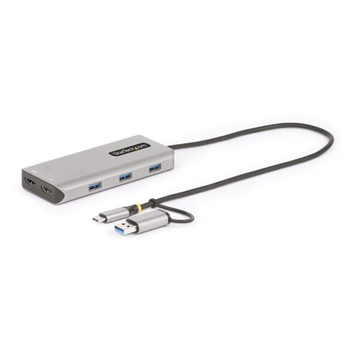 STARTECH USB-C/USB-A Multiport Adapter Dual HDMI - disponible 15 jours