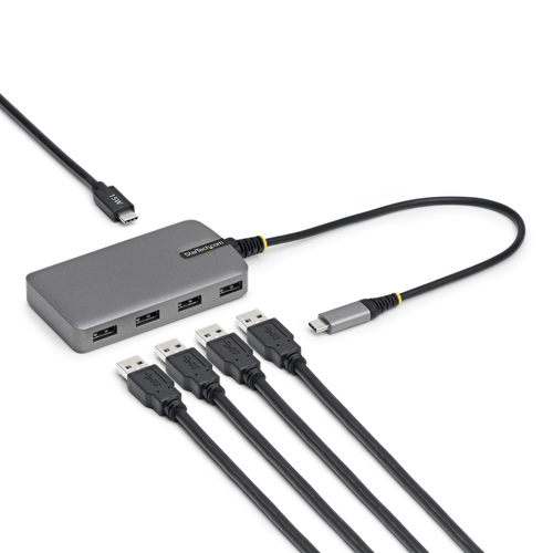 StarTech.com - Concentrateur (hub) - 4 x USB 3.2 Gen 1 + 1 x USB-C + 1 x USB-C 3.2 Gen 1 - de bureau 