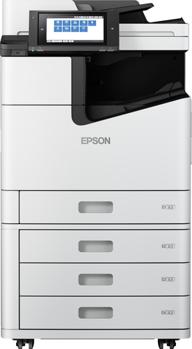 Epson WorkForce Enterprise WF-C17590 D4TWF - Imprimante multifonctions - couleur - jet d'encre - A3 (297 x 420 mm) (original) - A3 (support) - jusqu'à 75 ppm (copie) - jusqu'à 75 ppm (impression) - 2350 feuilles - 33.6 Kbits/s - Gigabit LAN, Wi-Fi(n), NFC 