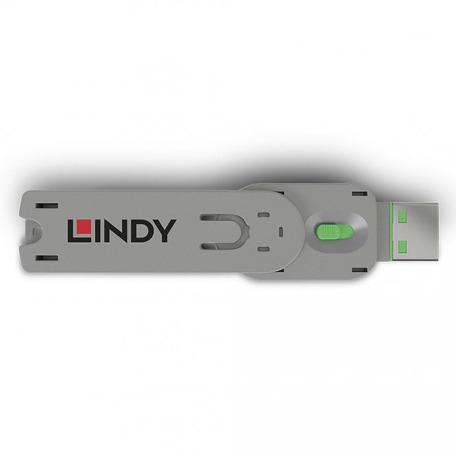 Lindy Clé pour bloqueur de port USB type A, vert 