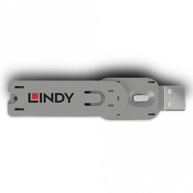 Lindy Clé pour bloqueur de port USB type A, blanc 
