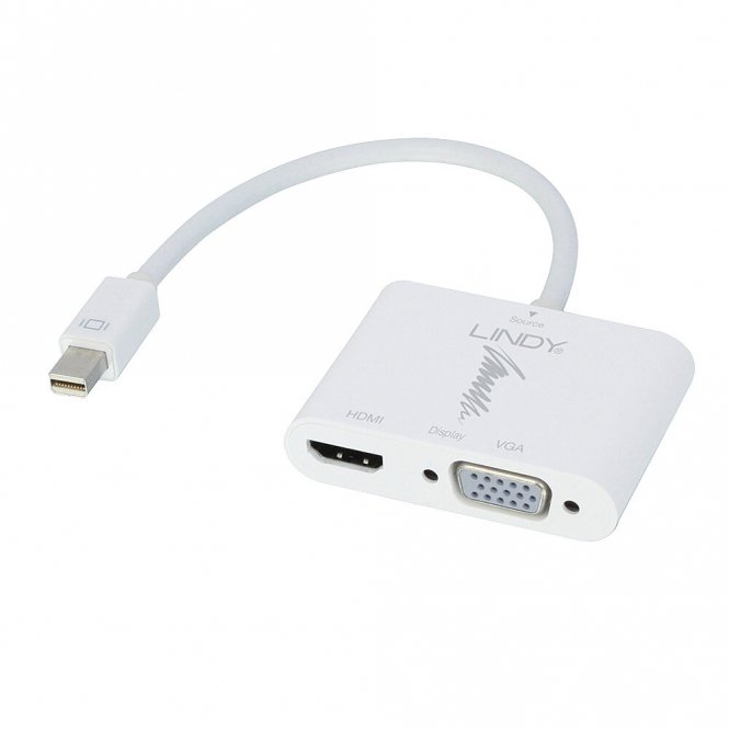 Lindy Convertisseur Mini DisplayPort vers HDMI & VGA 