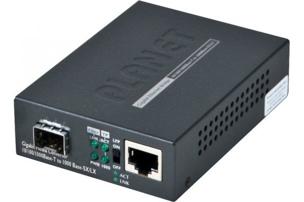 Planet GT-805A convert.fibre 10/100/1000 - sfp slot + LFP 